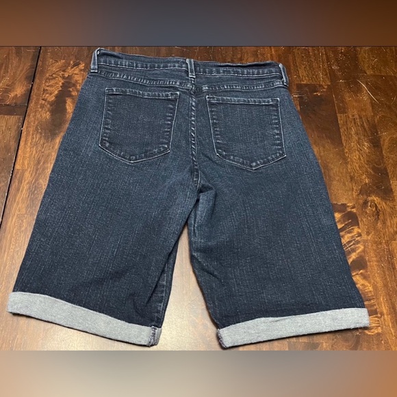 NYDJ Cuffed Blue Denim Shorts w/ Lift & Tuck Technology Women's Size 4 - Picture 2 of 5
